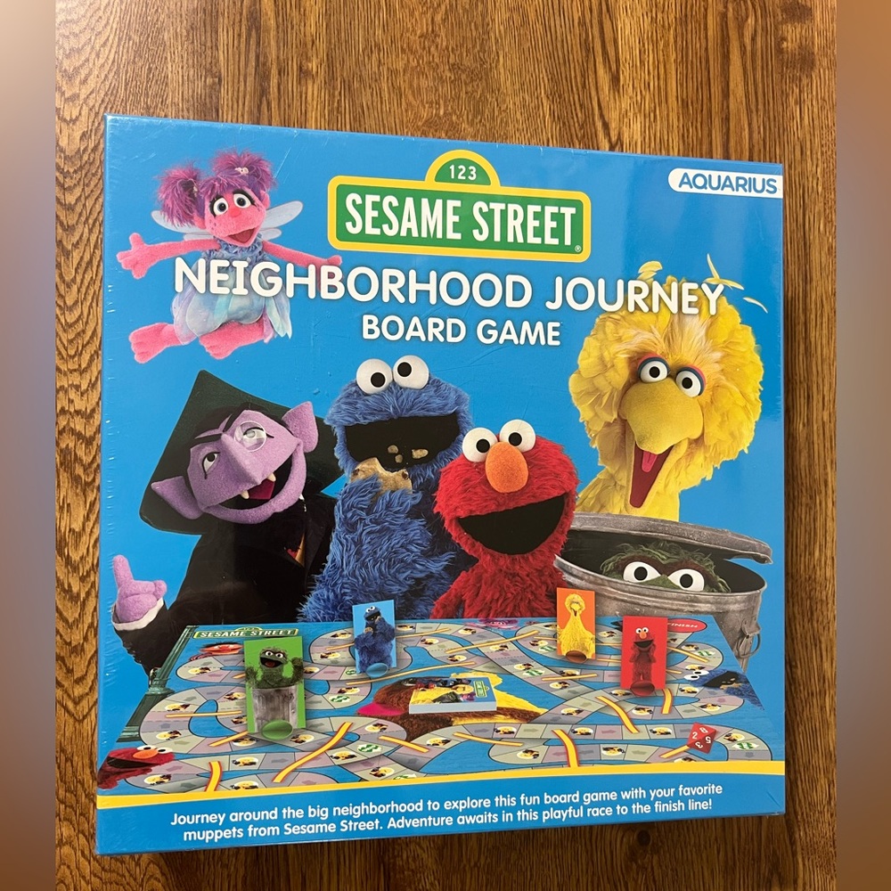 Sesame Street neighborhood Journey board game sealed in box
